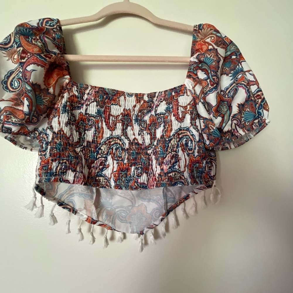 Boho Chic Crop Top - Picture 4 of 5